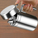 1X(Stainless Steel Oiler Visual Oil Leak Edible Oil Tank Vinegar Bottle Soy