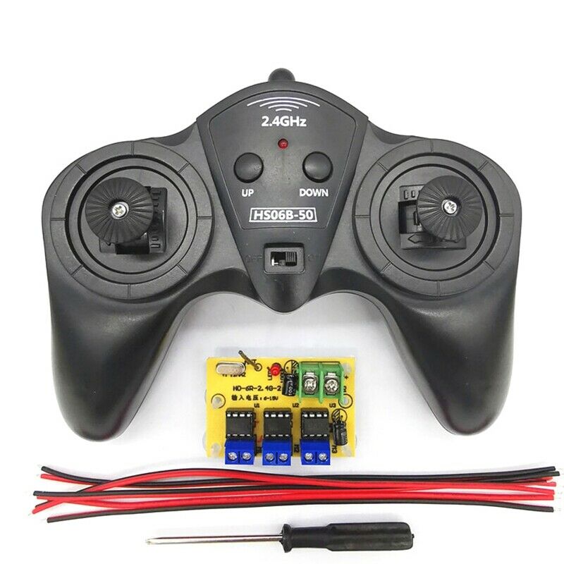 6CH 2.4G Remote Controller Kit DC 6V-15V Wireless Transmitter Receiver RadioS1B3