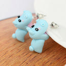 1Pair Fashion Creative Jewelry Women Handmade Polymer Clay Soft Cute Animal T4P2