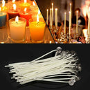 100pcs Candle Wicks Low Smoke Pre Waxed Wick with Tabs Sustainers Cotton Core AU