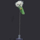 Multicolored toys spring plush mouse sucker Random Color pet cat toys T4Y9. P2E4