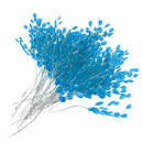 50-in-1 Synthetic Vivid Bunch Twigs f/ Photo Props Bridal Wedding Blue