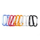 10Pcs Camping Aluminum D Shape Buckle Carabiner Survial Key Chain Hook Clip3C