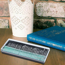 Polishing Kit 30 Poli mill 3/32 "Manicure Pedicure Nail Art U7S5