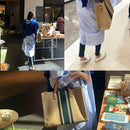Large Shopper Bag Jumbo Canvas Totes Beach Bag Big Shoulder Bag Summer Stri I9Q4