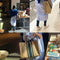 Large Shopper Bag Jumbo Canvas Totes Beach Bag Big Shoulder Bag Summer Stri I9Q4