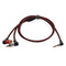 1m 90 Degree 3.5mm Male to 2 RCA Male Cable Right Angle AUX Y Splitter Cord