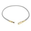 52cm Stainless Steel Pipe with Brass joint Extended Gas Adapter, Durable and