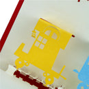 3DTrain Greeting Card PopUp Paper Cut Postcard Birthday Valentines Party Gift M&