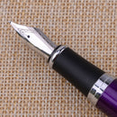 Purple Metal 750 Fountain Pen With M Nib fit for Calligraphy Office Use Hf