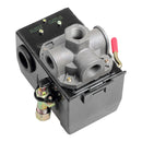 Heavy Duty Air Compressor Pressure Switch 90-120 PSI 4 Port with Unloader