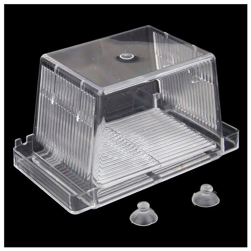 Breeding box self-isolation floating fish tank aquarium breeder case (Trans N5P6