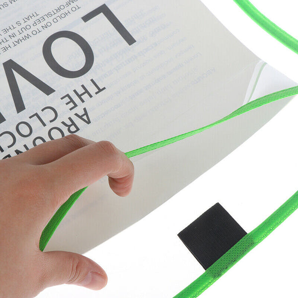 Transparent Dry Brush Bag Can Be Reused With PVC PET Writing Dry Wipe Bag Ran Gw