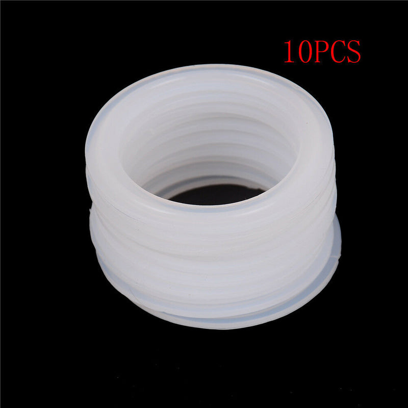 10Pcs 2" Sanitary Triclamp Silicon Gasket Fits 64mm OD Type Ferrule Flange Ew