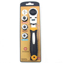 3 in 1 Ratchet Wrench Set 1/4 Inch 3/8 Inch 1/2 Inch Adjustable Sleeve Adap
