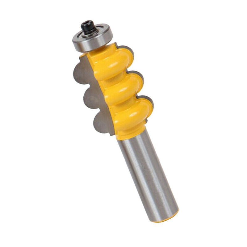 2pcs Triple Bead & Flute Furniture Molding Router Bit Set - 1/2