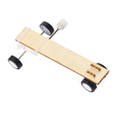 Funny Mini Wood Wind-up Car Assembly DIY Small Production Puzzle Toys