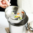 304 Stainless Steel 1.3L Oil Filter Pot Jar Pourer Strainer Separator Can Tool