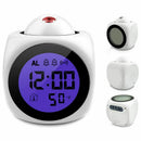 Led Display Modern Projection Led Clock Electronic Desktop Alarm Clock Digi
