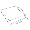 2x Anti-slip PU Stretch Sofa Seat Cushion Slipcovers Covers Single Seat