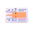Tyre Tread Depth Gauge Car Motorcycle Caravan Trailer Wheel Measuring Tool 3C