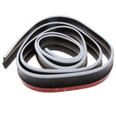Universal 8ft Front Bumper Lip Splitter Chin Spoiler Body Trim Black&White