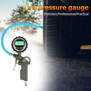 Car Motorcycle Digital LCD Display Tire Inflator Gun Car Tire Pressure Gauge