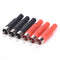 20 Pcs Black & Red Solder RCA Male Plug Audio Video Adapter Connector MDLJ