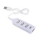 4Port USB2.0 HUB Splitter High Speed For Laptop  IMac MacBook