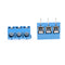 10X KF301-3P Pitch 5.0mm Straight Pin PCB 3Pin Screw Terminal Block Connector JR