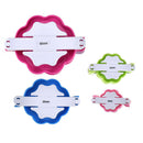 4pcs 4 Sizes DIY Knitting Weaver Portable Pompom Maker Fluff Ball Needlework