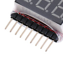 MagiDeal 1 8S LED Low Voltage Buzzer Lipo Voltage  For Aircraft