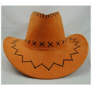 Retro Unisex Denim Wild West Cowboy Cowgirl Rodeo Fancy Dress Accessory HatsC8Q6