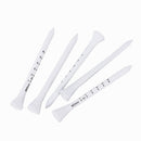 50PCS Professional Golf Tees 83mm White Golf Wood Tee Scale Golf Tees-JC3C