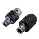 Pack of 2, 1/2inch Diameter Drill Chuck Adaptor Converter No Screw, Industrial
