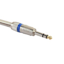 10pcs 6.35mm Stereo Amplifier Microphone Plug Jack Stereo Audio Connector