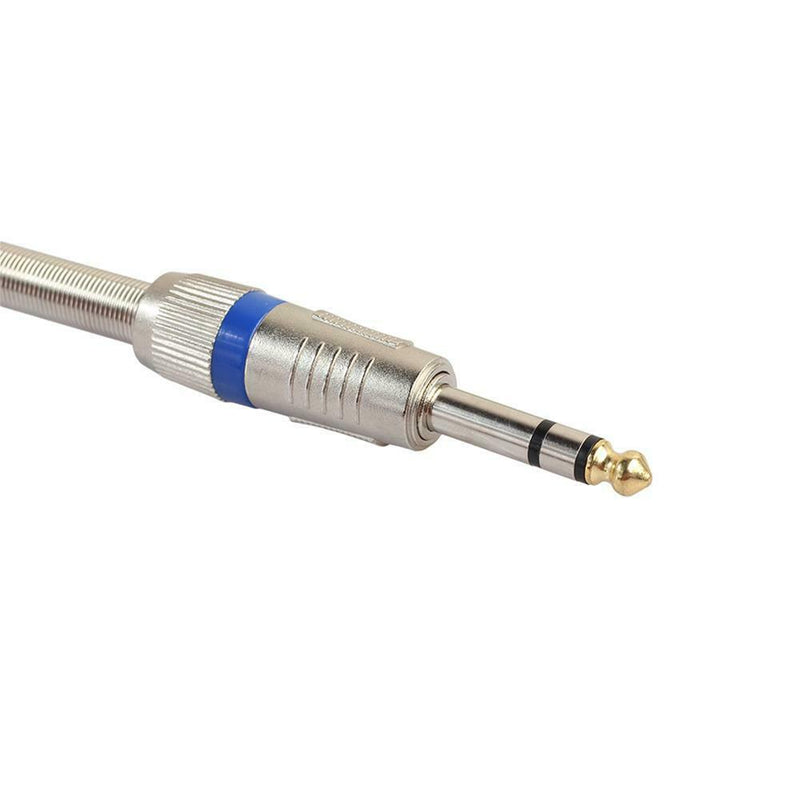 10pcs 6.35mm Stereo Amplifier Microphone Plug Jack Stereo Audio Connector
