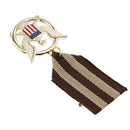 Patriotic American Eagle USA Flag Brooch Pin Fabric Medal Badge