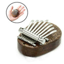 8 Keys Mini Kalimba Sansula Thumb Piano Mbira Solid Toys Wood Gift Christma A6S2