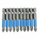 10xMagnetic PH2 Anti Slip Electric Phillips Screwdriver L7I5 Bits Hex Shank P0F8