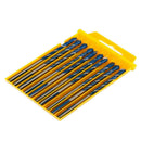 10Pcs Triangle Twist Drill Bits Set Carbide Alloy Rotary Tool for Marble 6mm