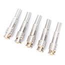 10PCS BNC Q9 Male Plug for RG59 Coaxial Cable CCTV Copper Solderless Connector U