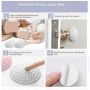 10x Wall Protector Self Adhesive PVC Stop Door Handle Bumper Guard Stopper