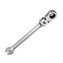 1PC Flexible Head Ratchet Metric Spanner Open End And Ring Wrenches Tool 10