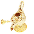 Golden Oil Magic Lamp Arabian Light Wishing Pot Fancy Dress Props Home decor