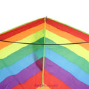 95x190cm Triangle Flying Rainbow Outdoor Sports Beach Kite Kids Summer Wind Gift
