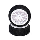 2x 1/16 Rally Tire  Car Tires Buggy Tyre Pull Rally Wheel For Car