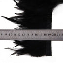 Approx. 33 Inches Handmade Rooster Feather Fringe Trim for Sewing Crafts De S3J5