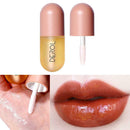 Shiny Lip Enhancer Moisturizing Liquid Lipstick Oil Lip Plumper Botanical  Top