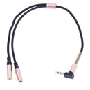 3.5mm Audio Stereo Y Splitter Cable 3.5mm Male to 2 Port 3.5mm Female for E M4Z1